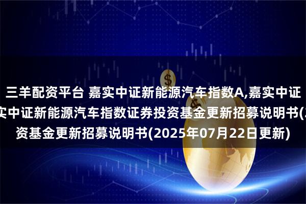 三羊配资平台 嘉实中证新能源汽车指数A,嘉实中证新能源汽车指数C: 嘉实中证新能源汽车指数证券投资基金更新招募说明书(2025年07月22日更新)